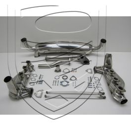Kit d&rsquo;échappement avec 2 sorties Ø 84 mm, inox pour Porsche 911 2,7 3,0 &rsquo;74-&rsquo;83
