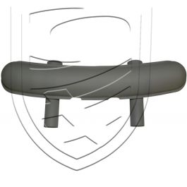 Silencieux d&rsquo;échappement Racing avec 2 sorties Ø 70mm, peint pour Porsche 914/6