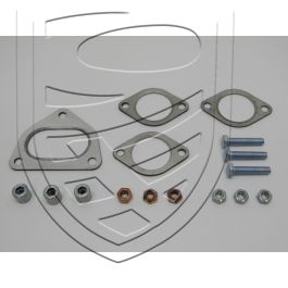 Kit de montage pour échangeur de chaleur (4 joints, boulons et écrous) pour Porsche 911 &rsquo;84-&rsquo;89