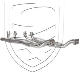 Jeu d&rsquo;échangeurs de chaleur SSI, gauche+droite, inox pour Porsche 914/4 1,7L 1,8L