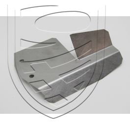 Tôle de protection pour silencieux intermediaire