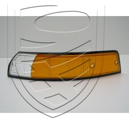 Verre de clignotant, gauche, version EU, avec bord noir pour Porsche 911 &rsquo;69-&rsquo;73