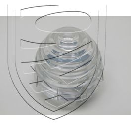 Verre de clignotant, rond, avant, gauche=droite, transparant pour Porsche 356 B/C