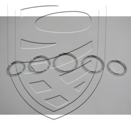 Cercles de compteurs en aluminium, heavy duty pour Porsche 964 993