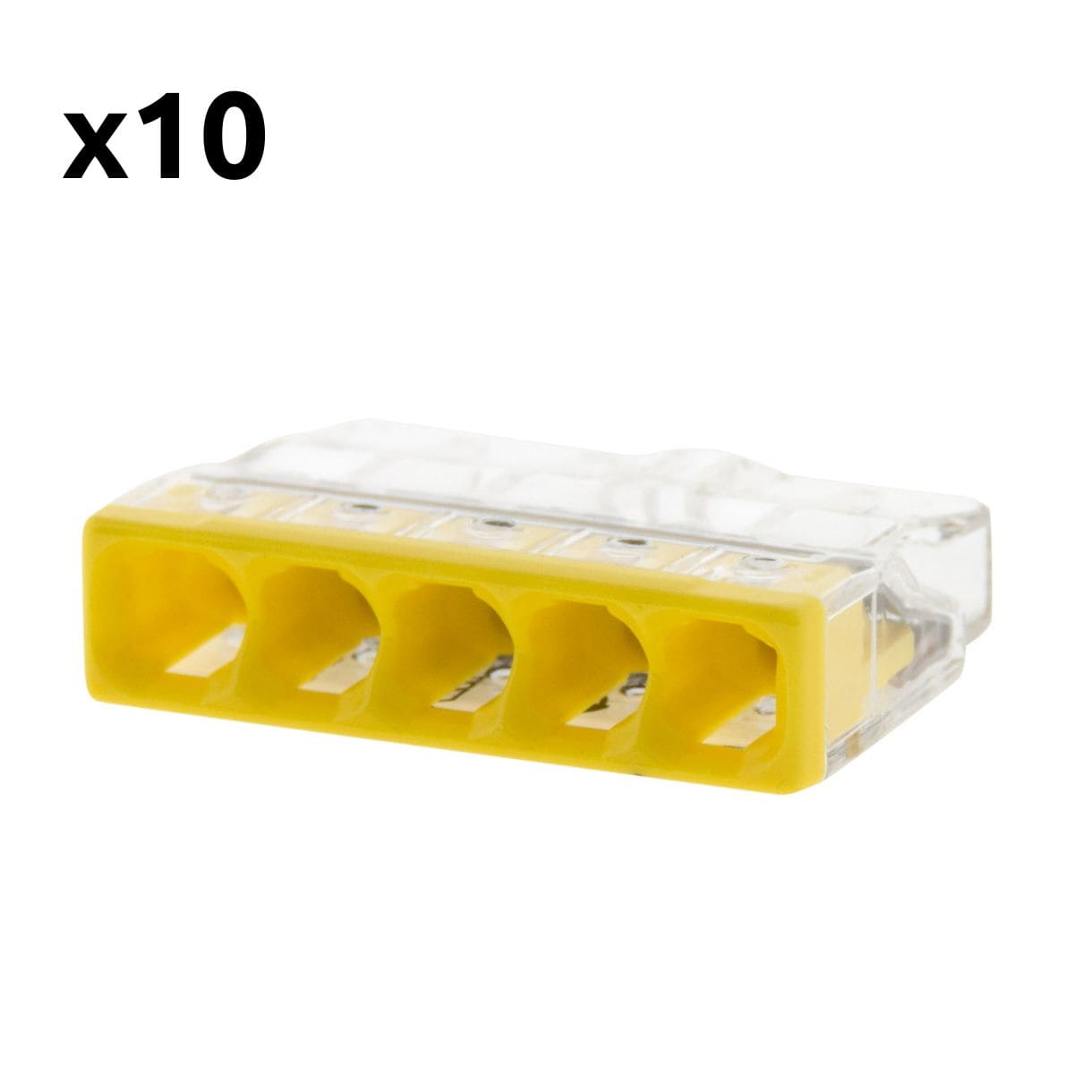Lot de 10/15 bornes S2273 – 2/3/5/8 conducteurs 2.5mm² – Wago