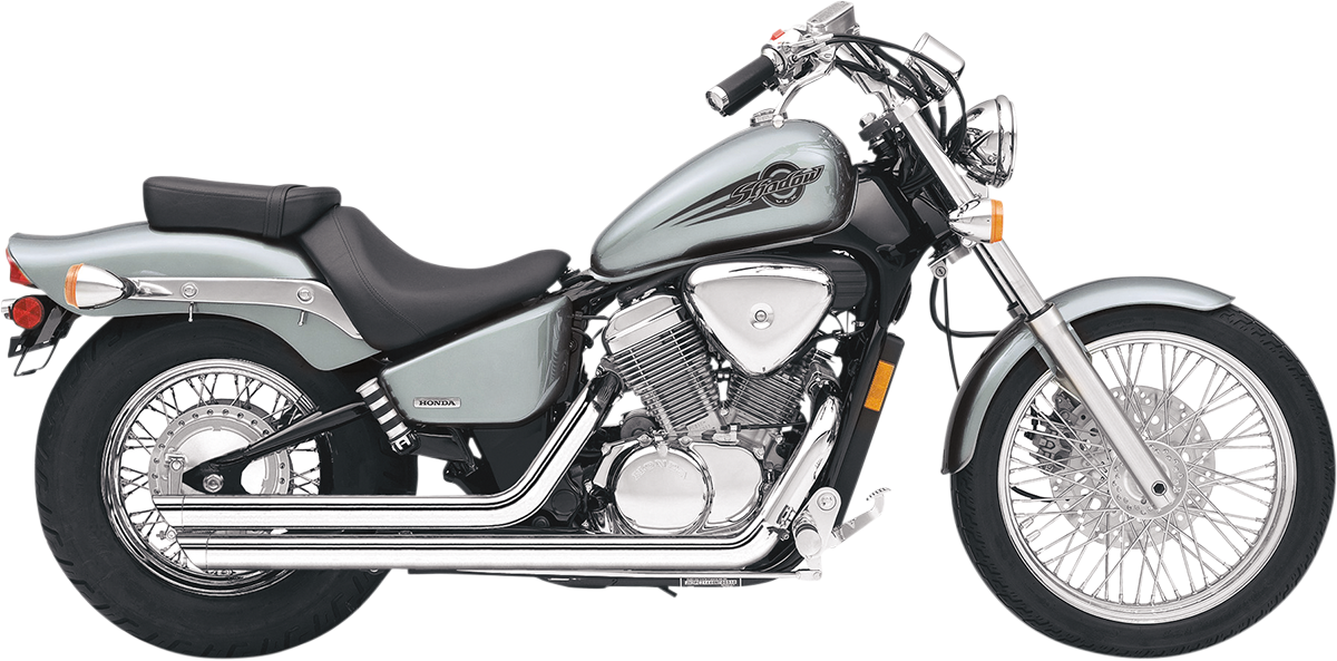 Escapes COBRA Streetrod Slashdown cromados para Honda Shadow 600
