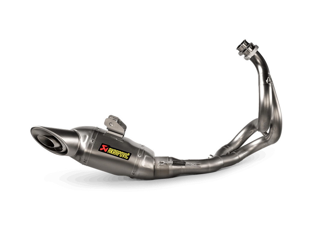 Sistema de escape completo Akrapovic Racing Line para Kawasaki Z650y Ninja 650