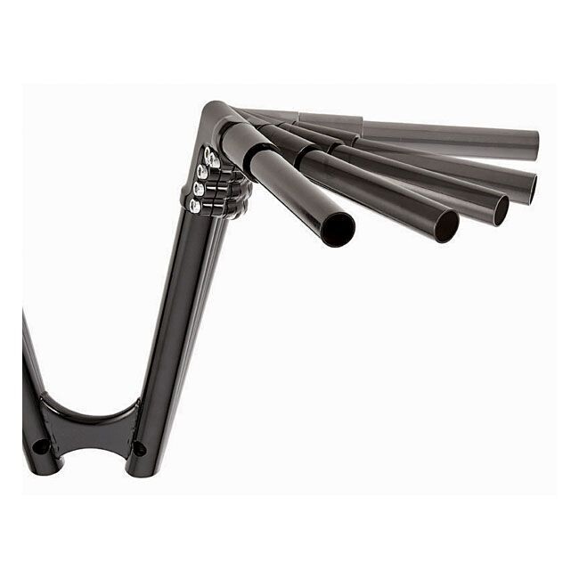 Manillar ajustable y movil ARLEN NESS 1-1/4&Prime; 25mm MODULAR 8&Prime; de alzada negro