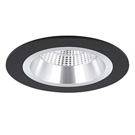 Yphix Spot encastrable Bolzano rond noir profond avec ressorts de serrage