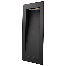 Yphix Applique murale LED encastrable Belvik noir haute 3W 3000K IP65