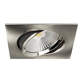 Ansell Spot LED Encastrable Eleanora carré en aluminium 6W dim to warm 2000K-3000K et Driver inclus IP44