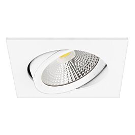 Ansell Spot LED Encastrable Eleanora carré en blanc 6W dim to warm 2000K-3000K et Driver inclus IP44