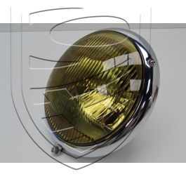 Phare, asymétrique, verre jaune pour Porsche 356 A/B/C