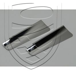 Déflecteur pour essuie-glace (2pcs) Inox poli