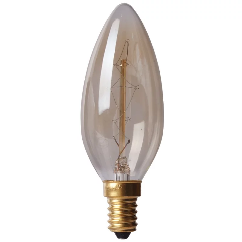 Ampoule rétro design Edison I2 40W, douille E14