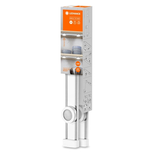LEDVANCE LINEAR LED MAGNET 2 lampes d&rsquo;appoint à intensité variable 7W / 4000K blanc froid