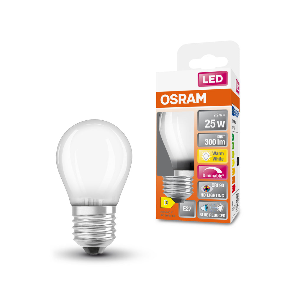 OSRAM SUPERSTAR+ CLASSIC P GLFR 25 LED-Lampe, 2,2W, 300lm, E27