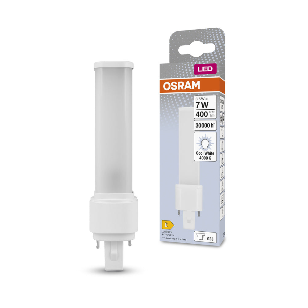 OSRAM DULUX Lampe LED S7 EM, 3,5W, 400lm, 4000K, G23