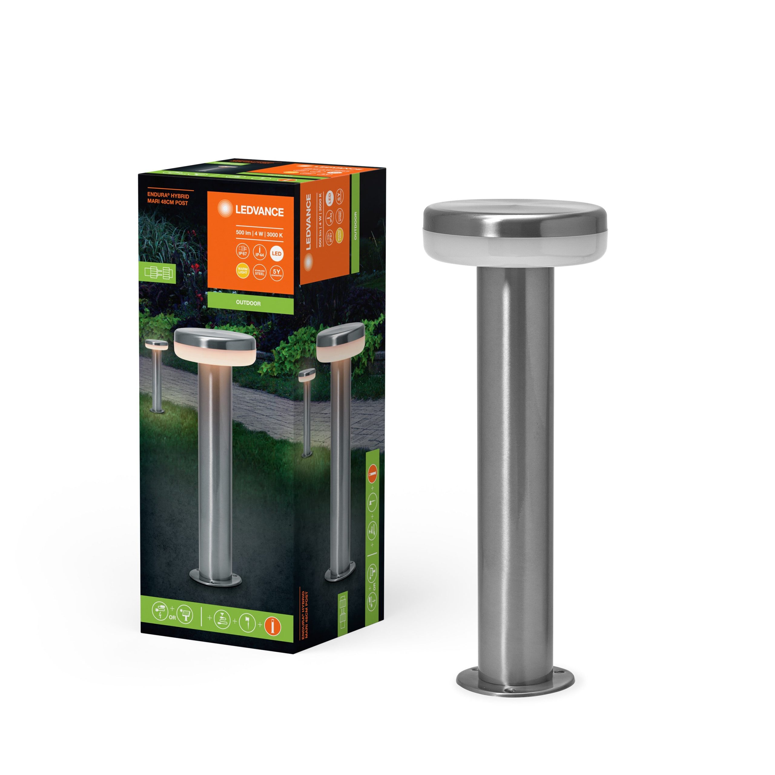 POTELET LEDVANCE ENDURA HYBRID MARI, 4W, 240lm
