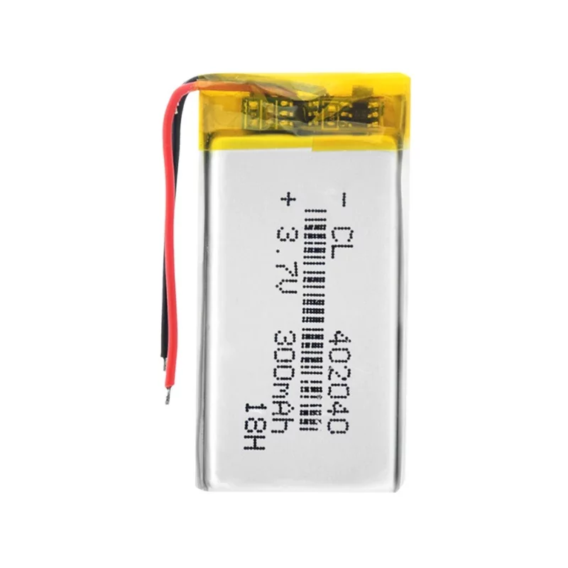 Batterie Li-Pol 300mAh, 3,7V, 402040