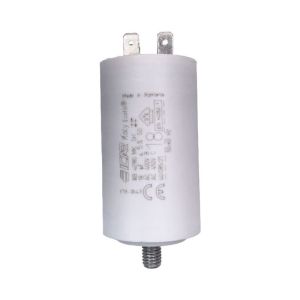 Condensateur permanent 18 µF à cosses pour moteur électrique ou pompe