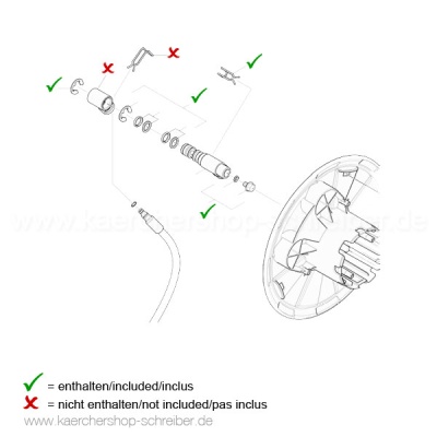 Kärcher Spare part set hollow shaft