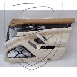 Porsche 970 Panamera Garniture de porte avant droite cuir luxorbeige/crema