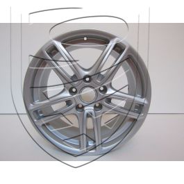 Porsche 970 Panamera jante « Turbo » 9J x 19 ET 60 chrome brillant